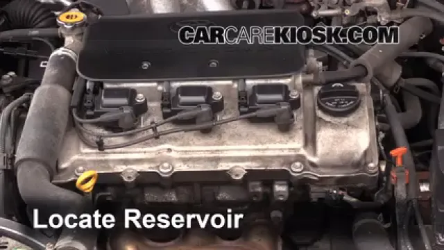 2002 Toyota Solara SLE 3.0L V6 Coupe Liquide essuie-glace Ajouter du liquide